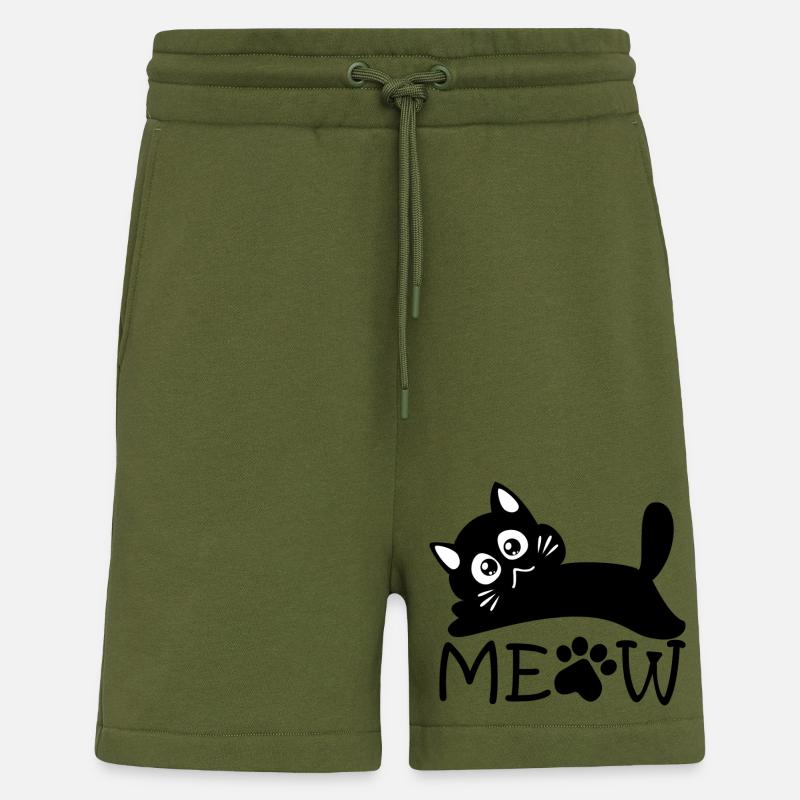 Dramatisches Miauen - Shorts - made by SPREAD - MOSS GREEN