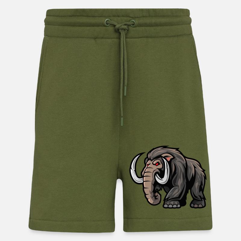 Mammut Comic - Shorts - made by SPREAD - MOSS GREEN