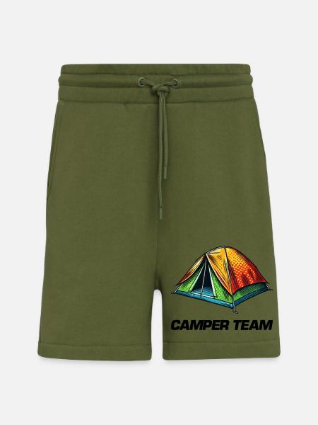 Tent Camper - Shorts - made by SPREAD - MOSS GREEN
