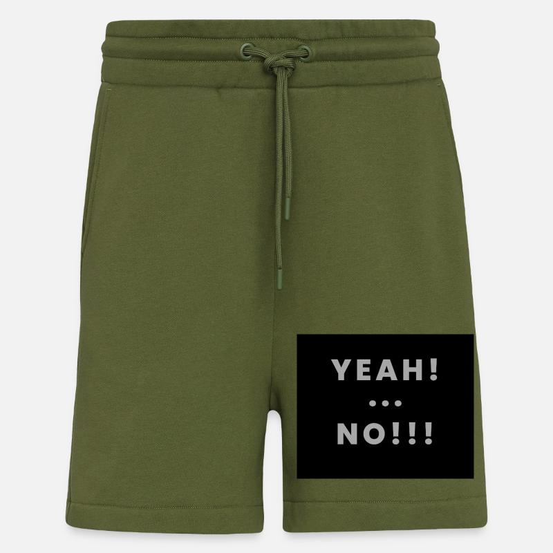 yeah no - Short bio décontracté fabriqué en UE - MOSS GREEN