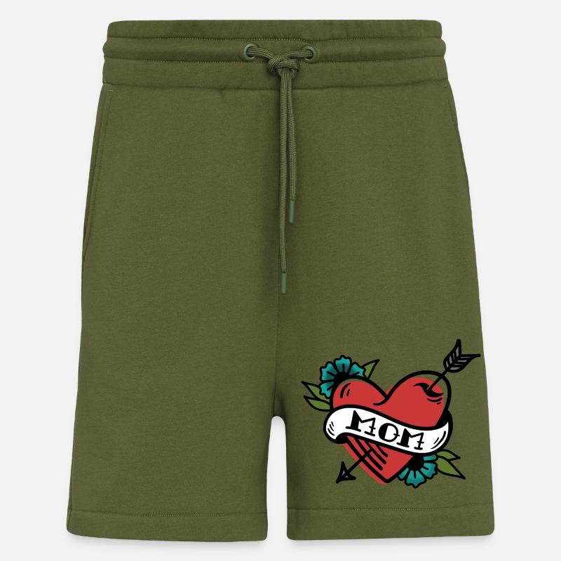 Mom - Shorts - made by SPREAD - MOSS GREEN