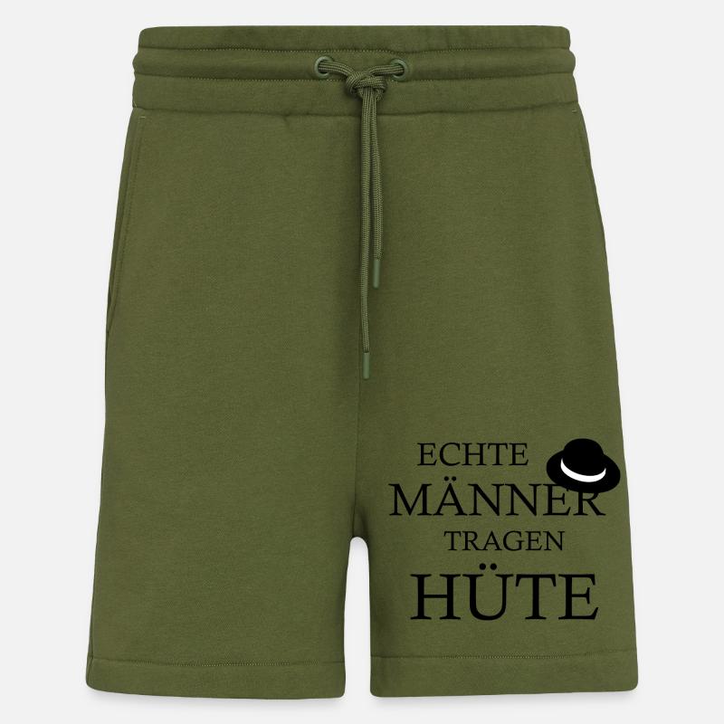 Hüte Spruch Männer - Shorts - made by SPREAD - MOSS GREEN