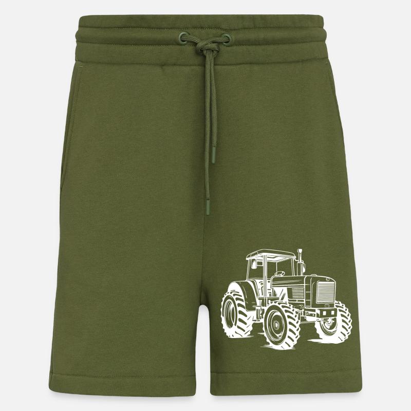 Tractor Symbol - Shorts - made by SPREAD - MOSS GREEN