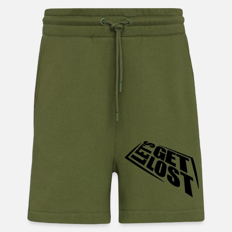 Perdons-nous - Short bio décontracté fabriqué en UE - MOSS GREEN