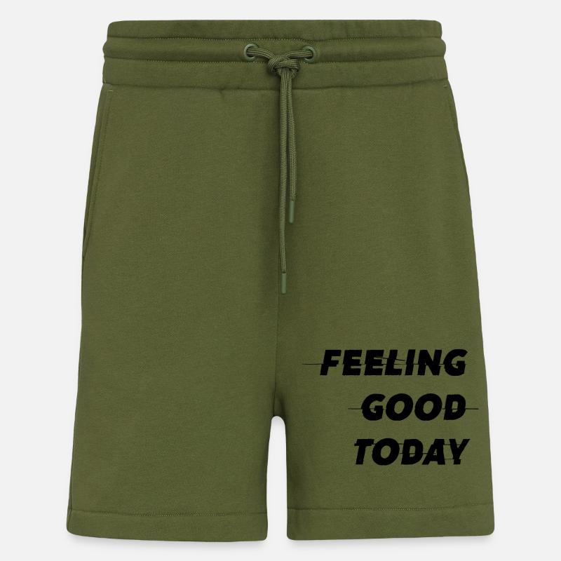 Feeling good today - Shorts - made by SPREAD - MOSS GREEN