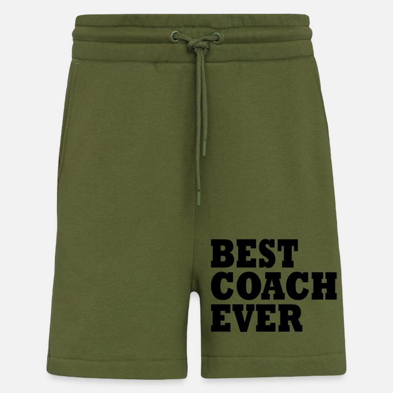 Best coach ever - Short bio décontracté fabriqué en UE - MOSS GREEN