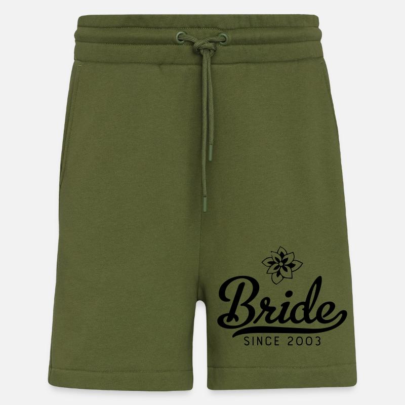 Bride since 2003 - Shorts - made by SPREAD - MOSS GREEN