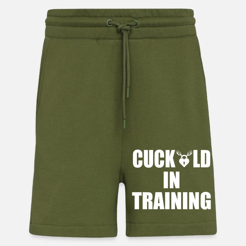 cuckold in training - Short bio décontracté fabriqué en UE - MOSS GREEN
