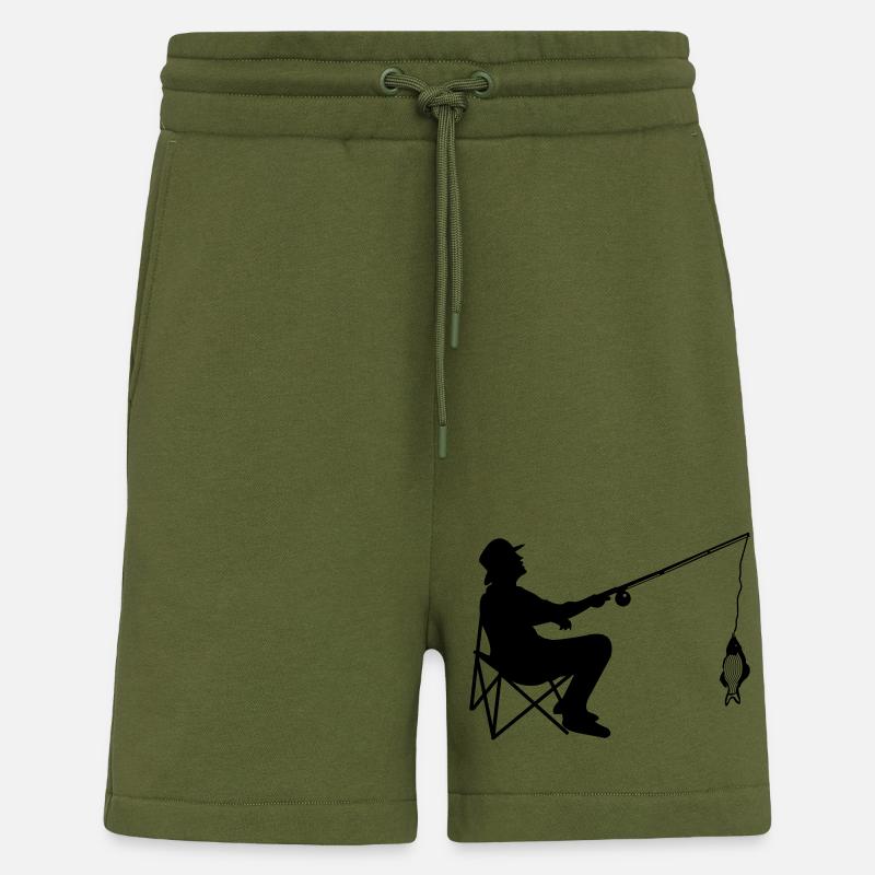 pêcheur - Short bio décontracté fabriqué en UE - MOSS GREEN