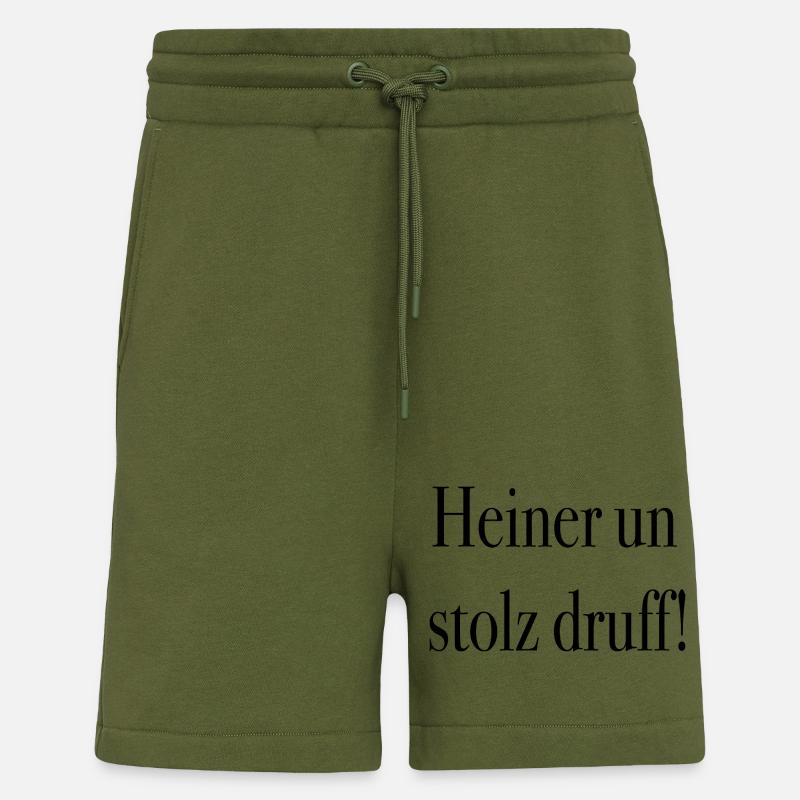 Heiner un stolz druff ! - Shorts - made by SPREAD - MOSS GREEN