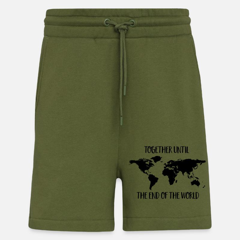 World tour - Shorts - made by SPREAD - MOSS GREEN