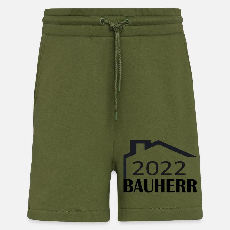 Bauherr 1 - Shorts - made by SPREAD - MOSS GREEN