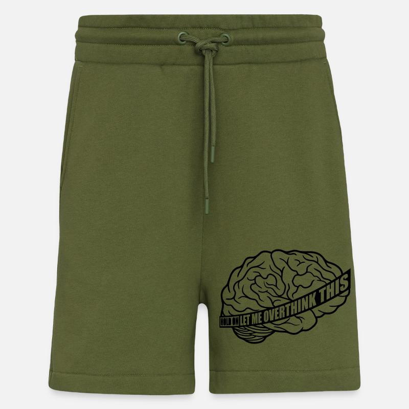 Permettez-moi d’exagérer - Short bio décontracté fabriqué en UE - MOSS GREEN