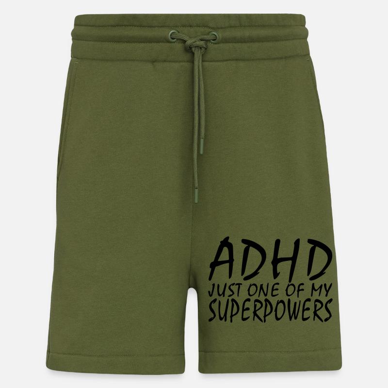 ADHD - Shorts - made by SPREAD - MOSS GREEN