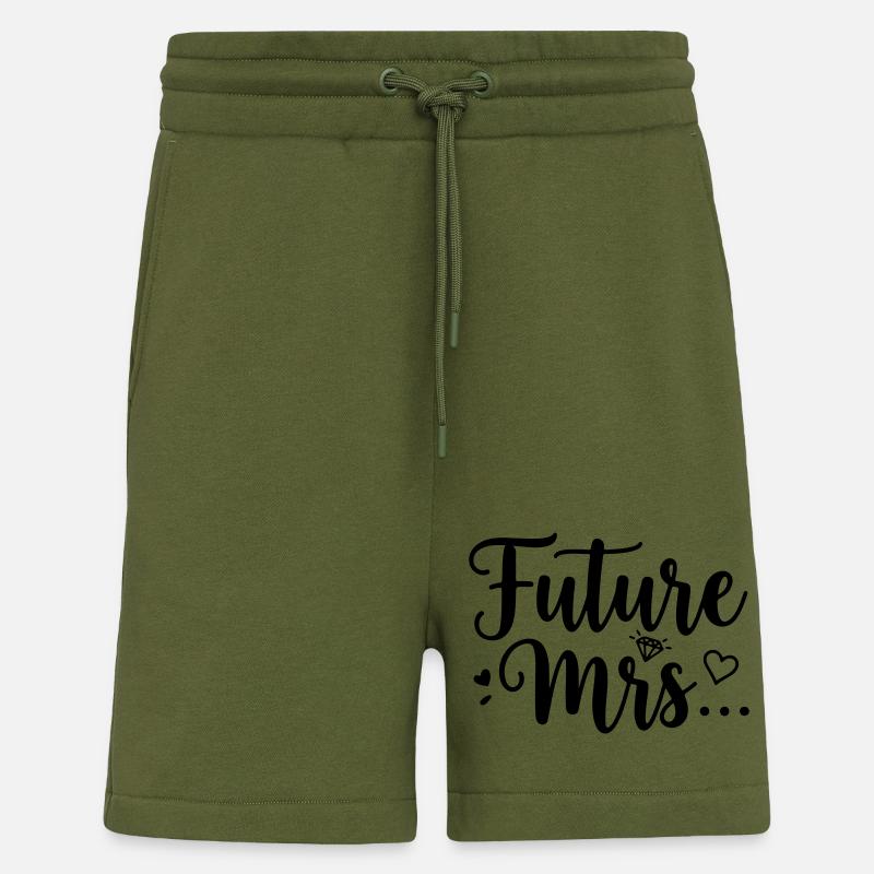 Future Mrs. Ring Bridal Design - Shorts - made by SPREAD - MOSS GREEN
