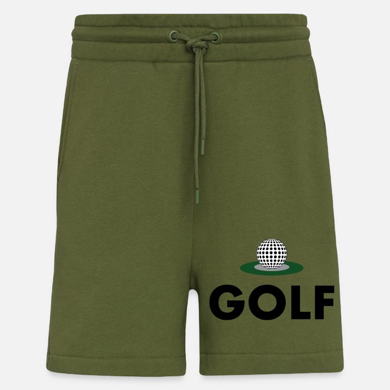 Golfeurs - Short bio décontracté fabriqué en UE - MOSS GREEN