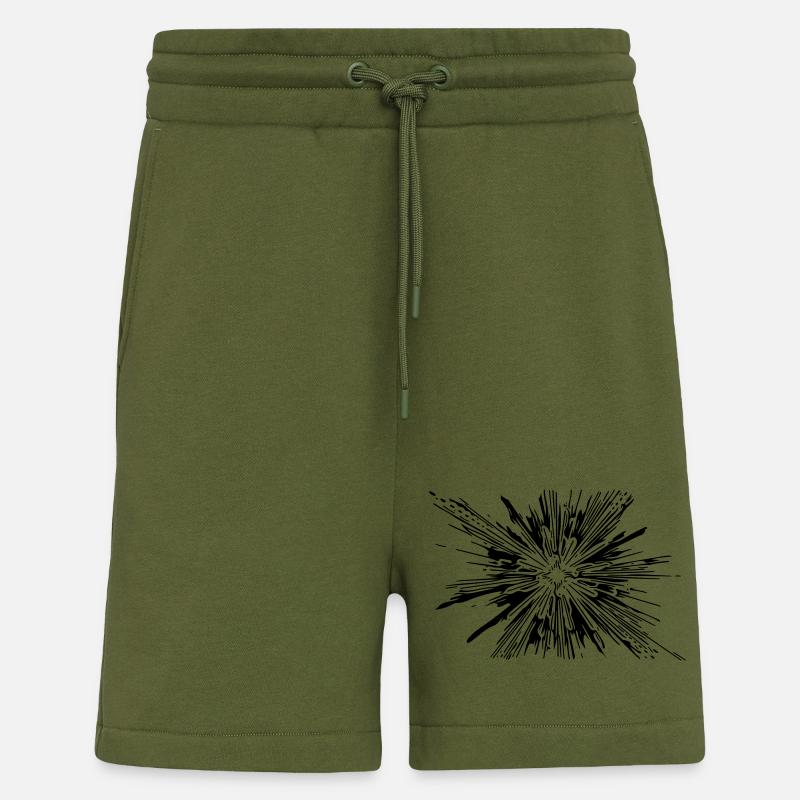 Vector Splash Explosion - Shorts - made by SPREAD - MOSS GREEN