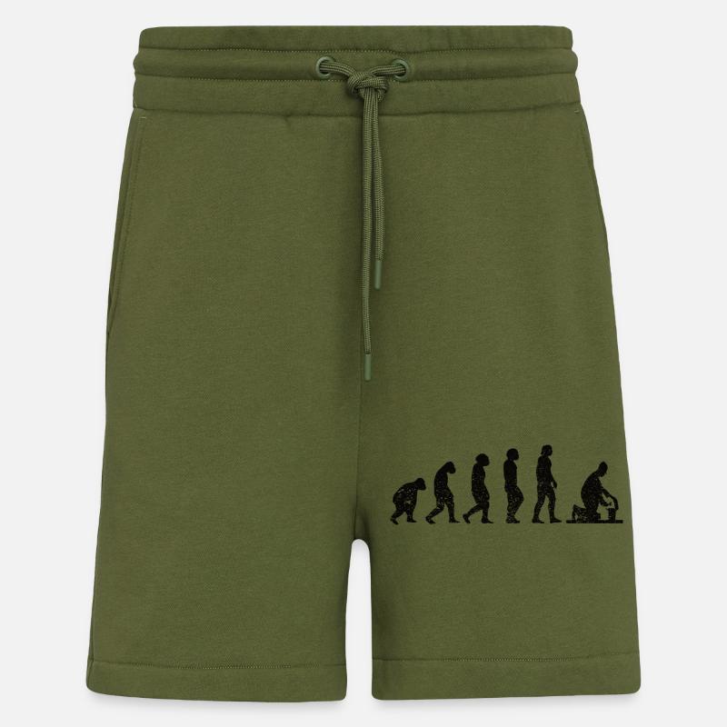 Artisan Tournevis Craft Mechanic - Short bio décontracté fabriqué en UE - MOSS GREEN