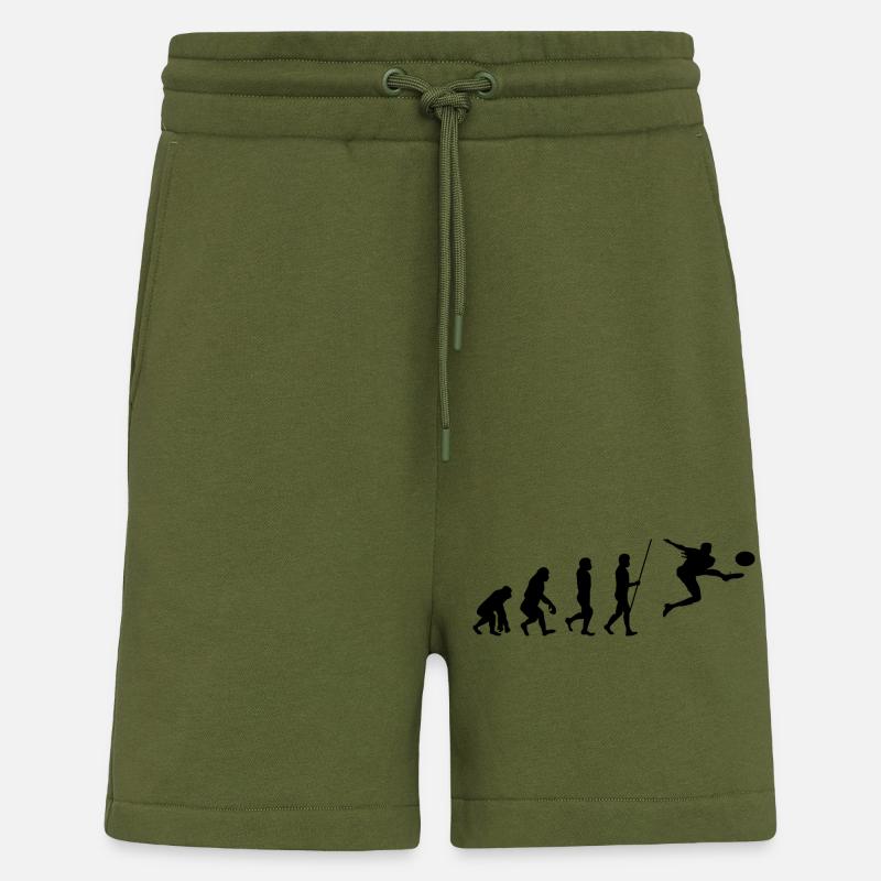 Fussballer Evolution Fussball - Shorts - made by SPREAD - MOSS GREEN
