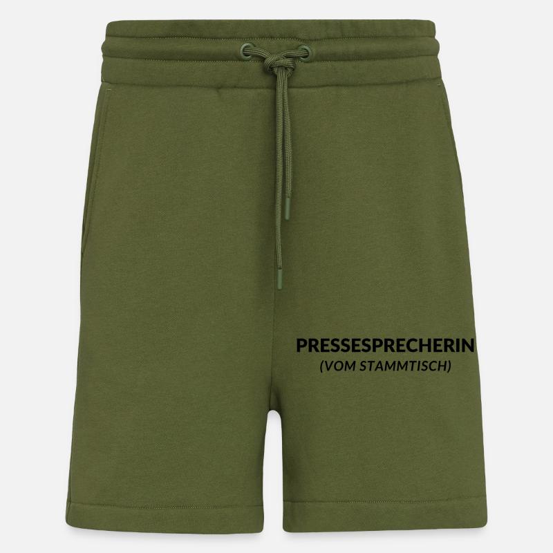 Pressesprecherin - Shorts - made by SPREAD - MOSS GREEN