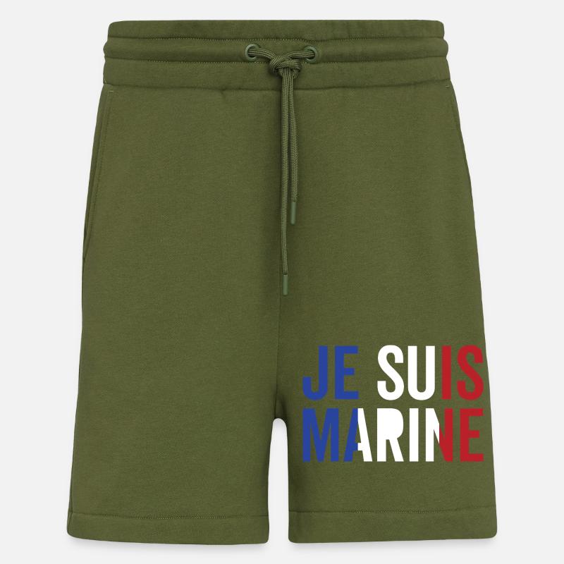 Ich bin Marine - Shorts - made by SPREAD - MOSS GREEN