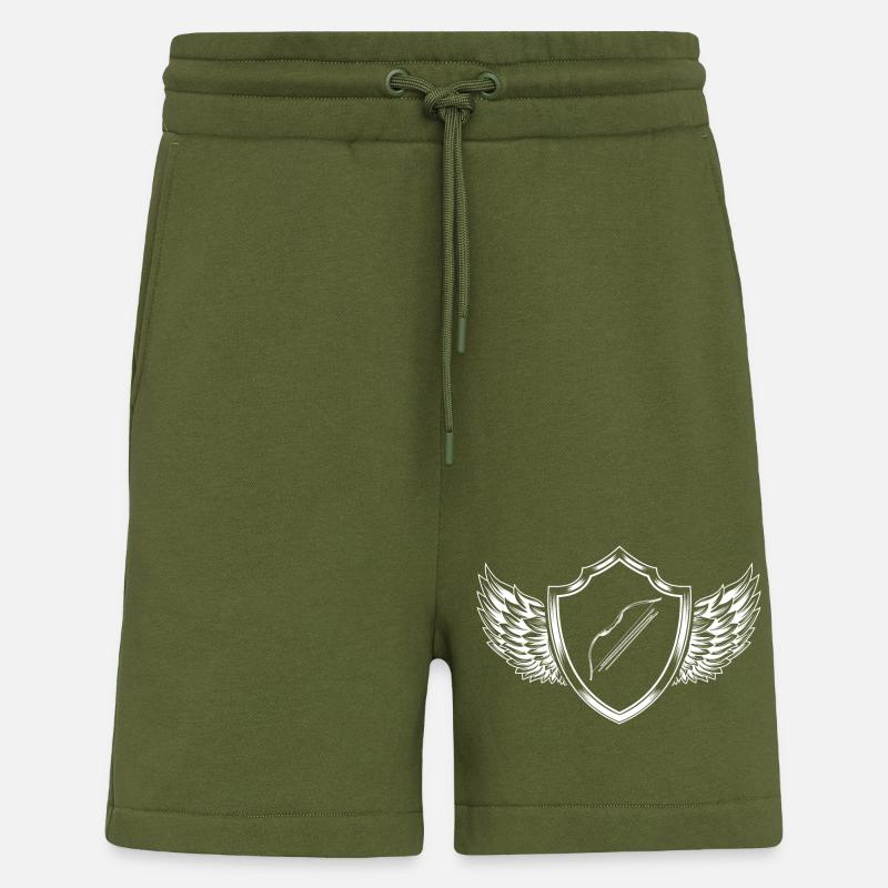 Pfeil und Bogen Wappen - Shorts - made by SPREAD - MOSS GREEN