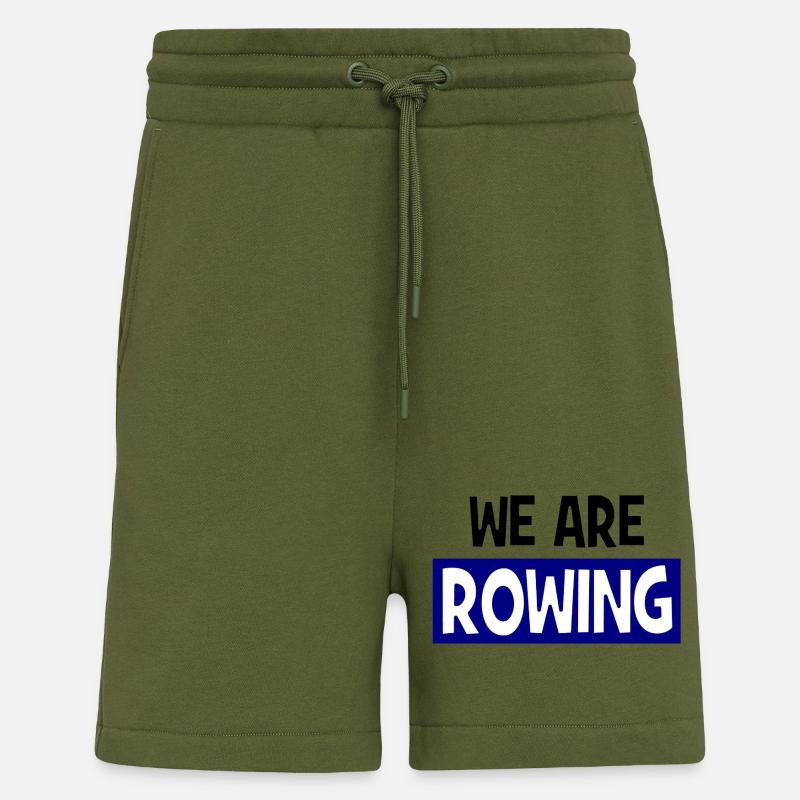 nous Ramons - Aviron - Short bio décontracté fabriqué en UE - MOSS GREEN