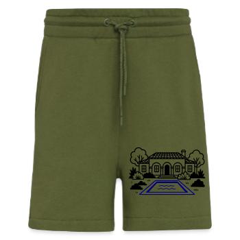 Finca Haus Villa - Shorts - made by SPREAD - MOSS GREEN - Vorne