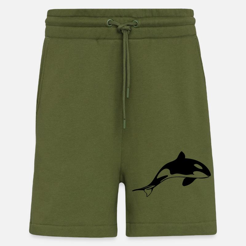 Orca - Short bio décontracté fabriqué en UE - MOSS GREEN