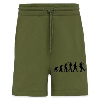 Gitarre Evolution - Shorts - made by SPREAD - MOSS GREEN - Vorne