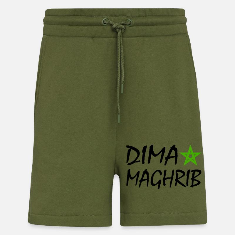 Dima maghrib - Marokko - Shorts - made by SPREAD - MOSS GREEN