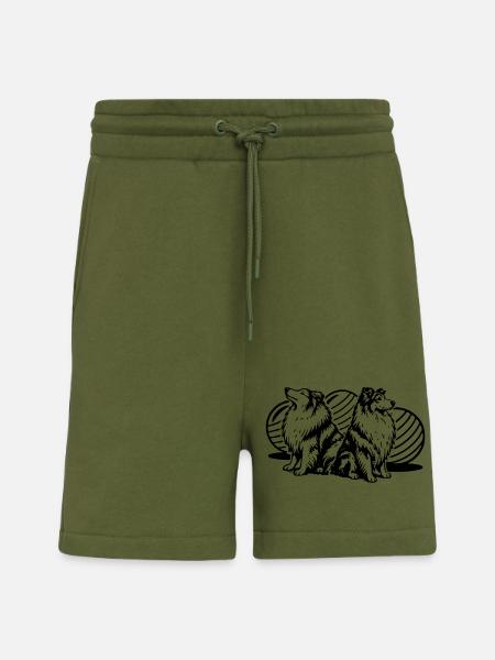 Treibball (einfärbbar) - Shorts - made by SPREAD - MOSS GREEN