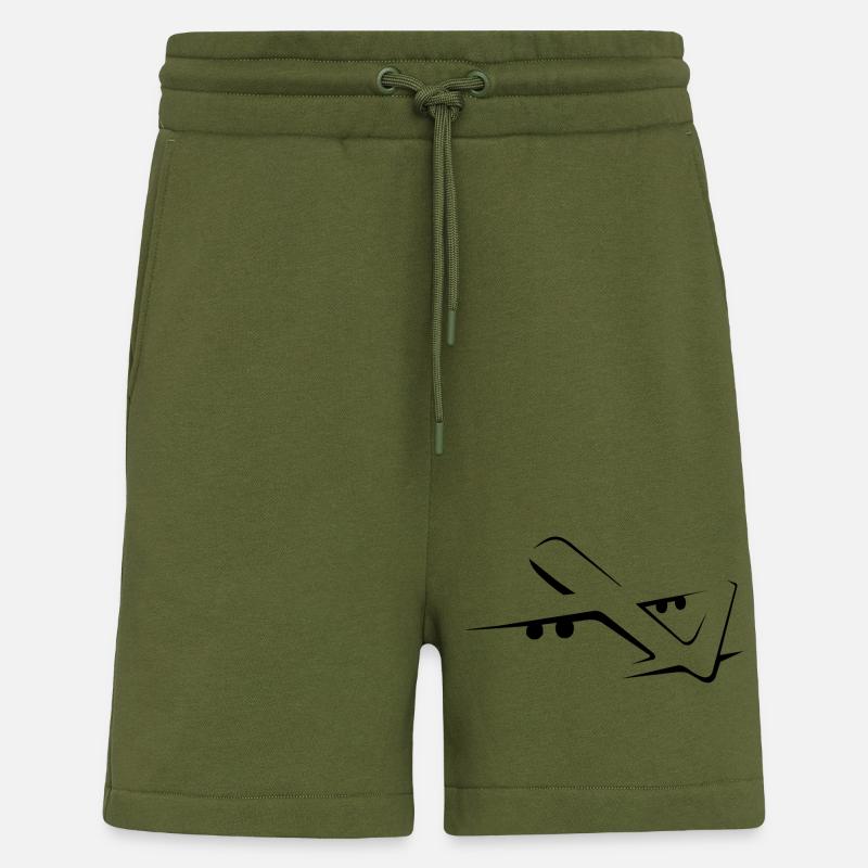 Flugzeug - Shorts - made by SPREAD - MOSS GREEN