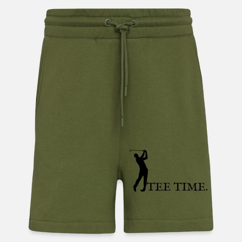 Tee time ! - Short bio décontracté fabriqué en UE - MOSS GREEN