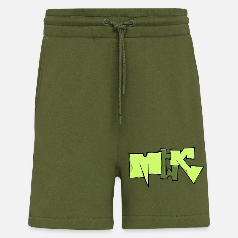 MTK CREW - Shorts - made by SPREAD - MOSS GREEN