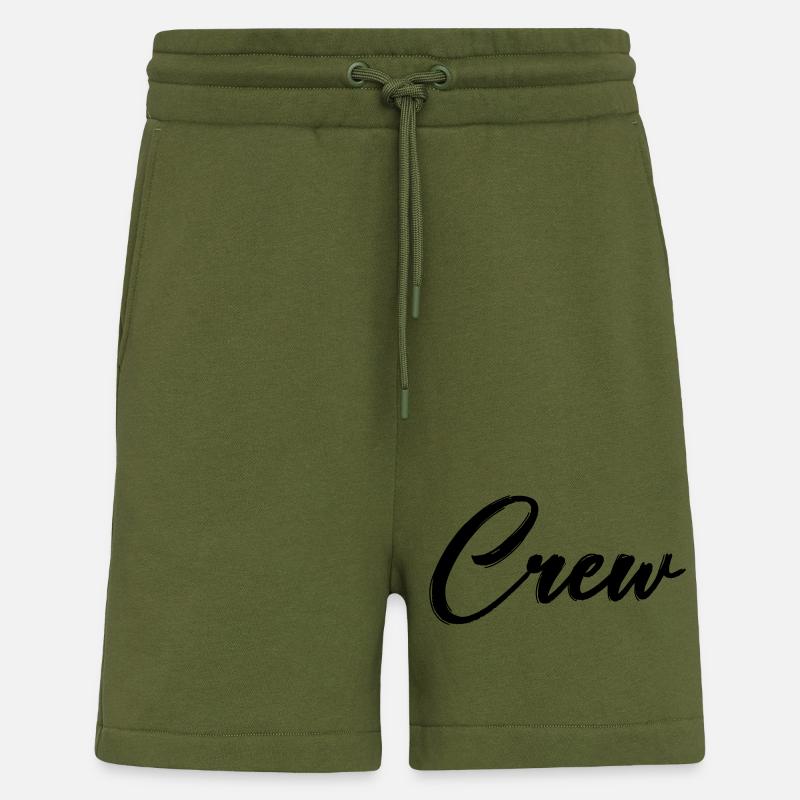 équipage - Short bio décontracté fabriqué en UE - MOSS GREEN