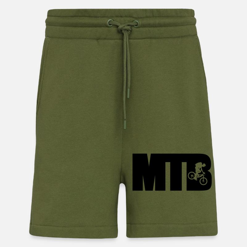 MTB - Short bio décontracté fabriqué en UE - MOSS GREEN