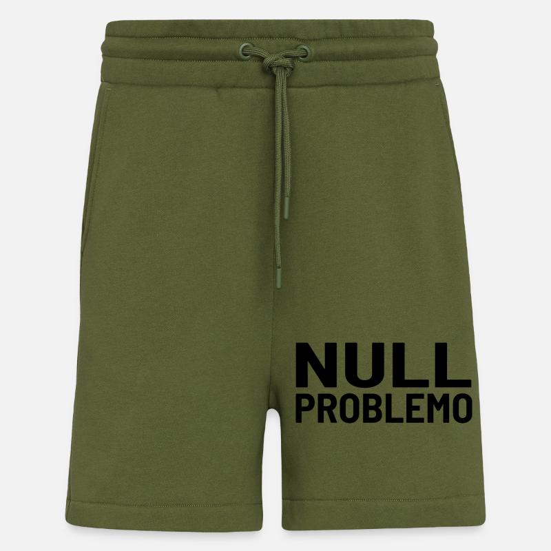 Zéro problème, pas de problème - Short bio décontracté fabriqué en UE - MOSS GREEN