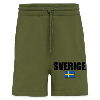 sverige - Short bio décontracté fabriqué en UE - MOSS GREEN - Devant