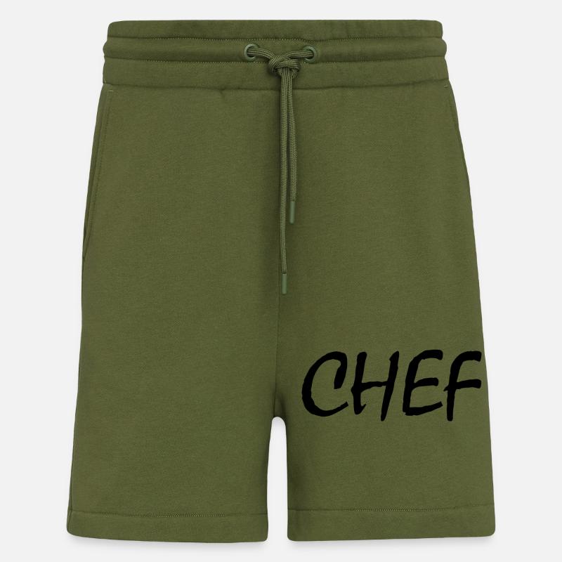 Chef - Short bio décontracté fabriqué en UE - MOSS GREEN