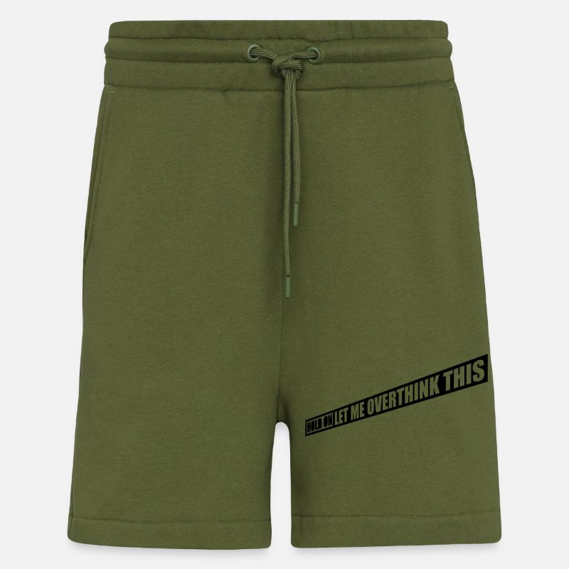 Permettez-moi d’exagérer - Short bio décontracté fabriqué en UE - MOSS GREEN