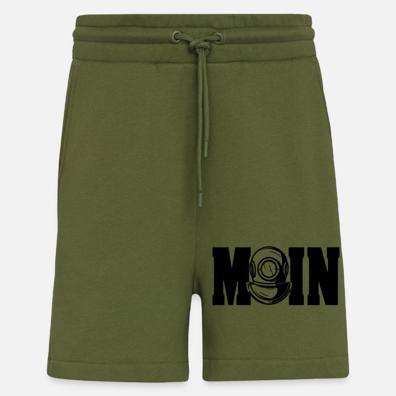 moin 6 - Shorts - made by SPREAD - MOSS GREEN