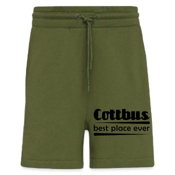 Cottbus - Stadt best place ever - Shorts - made by SPREAD - MOSS GREEN - Vorne