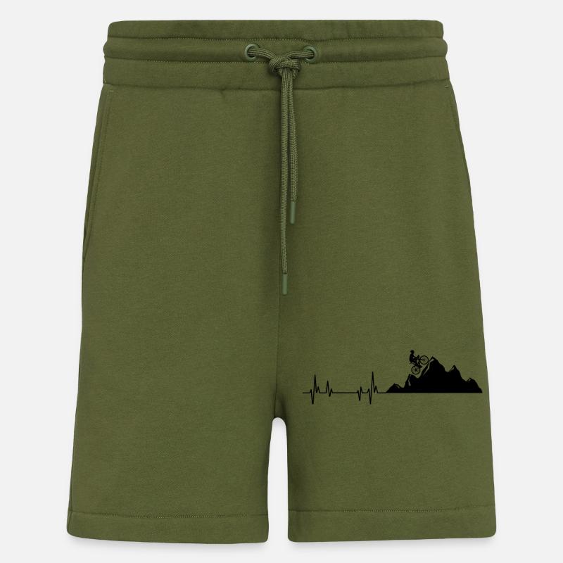 Mountain - Heartbeat - Mountain biking - Shorts - made by SPREAD - MOSS GREEN