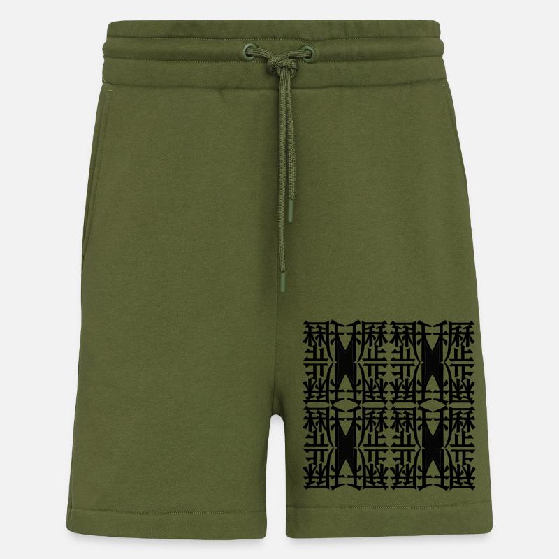 Nouvelle mode - Short bio décontracté fabriqué en UE - MOSS GREEN