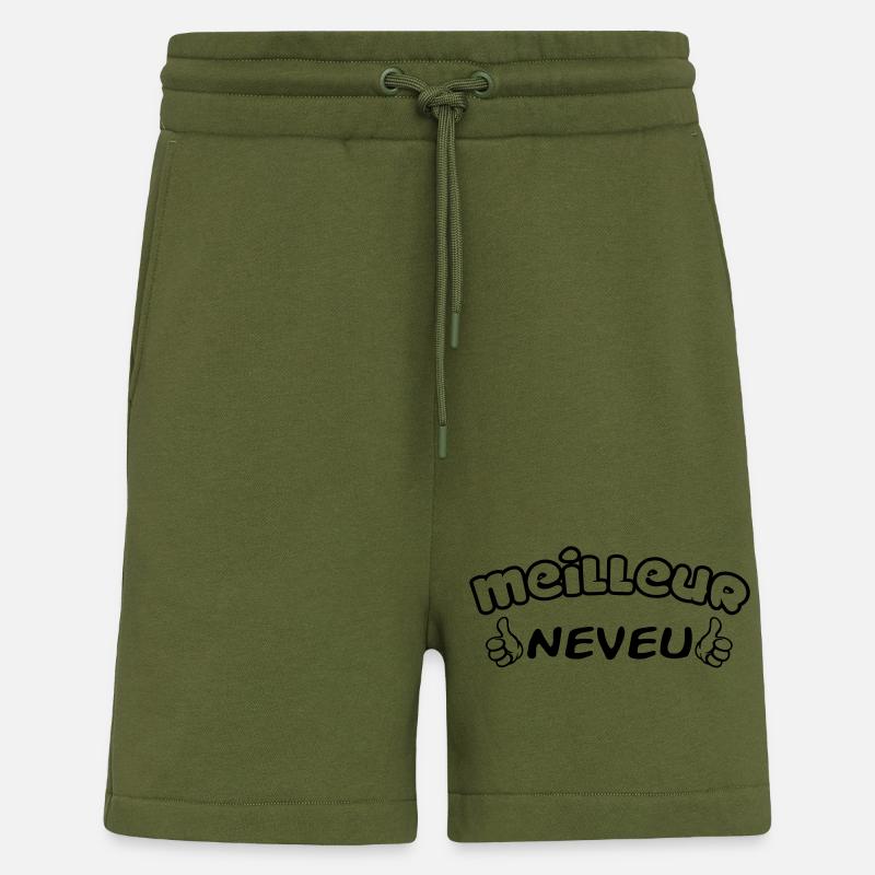 BEST NEPHEW - Shorts - made by SPREAD - MOSS GREEN