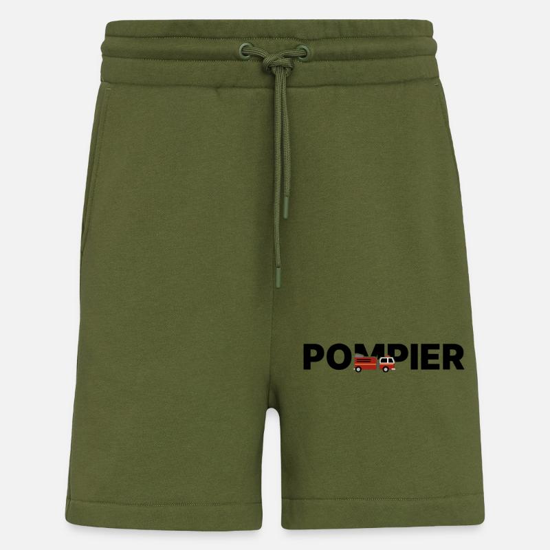 POMPIER - FEUERWEHRMANN - Shorts - made by SPREAD - MOSS GREEN
