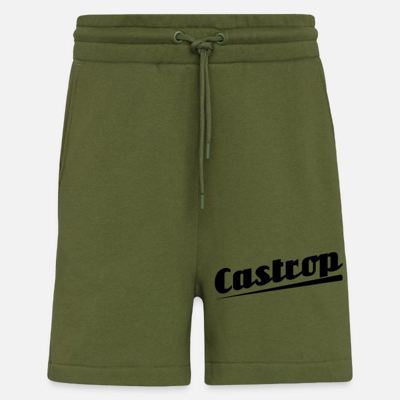 Castrop - Textdesign mit Stadtnamen - Shorts - made by SPREAD - MOSS GREEN