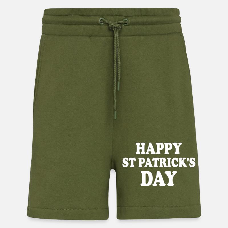 st patricks day - Short bio décontracté fabriqué en UE - MOSS GREEN