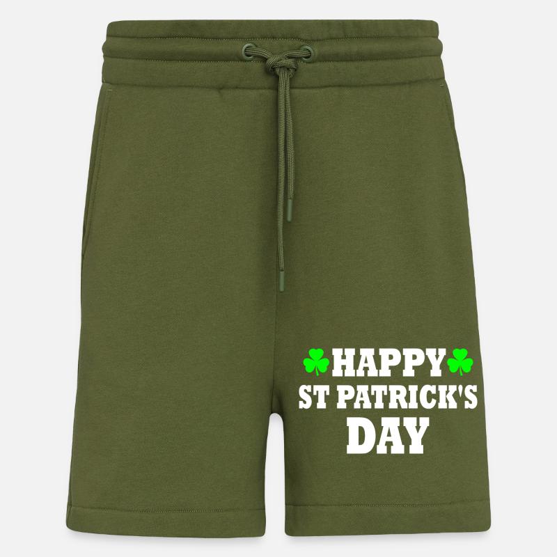 happy st patrick's day - Shorts - made by SPREAD - MOSS GREEN